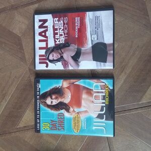 Jillian Michaels 30 day shred DVD and Killer buns & thighs dvd